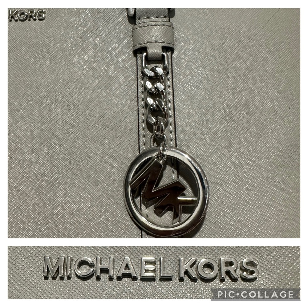 Michael Kors Large Gray Tote Bag - Picture 13 of 14